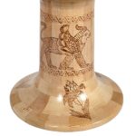 خرید تنبک حلمی سوخته کاری دهانه 27 طرح 2