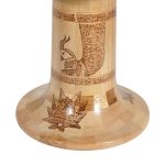 خرید تنبک حلمی سوخته کاری دهانه 27 طرح 4