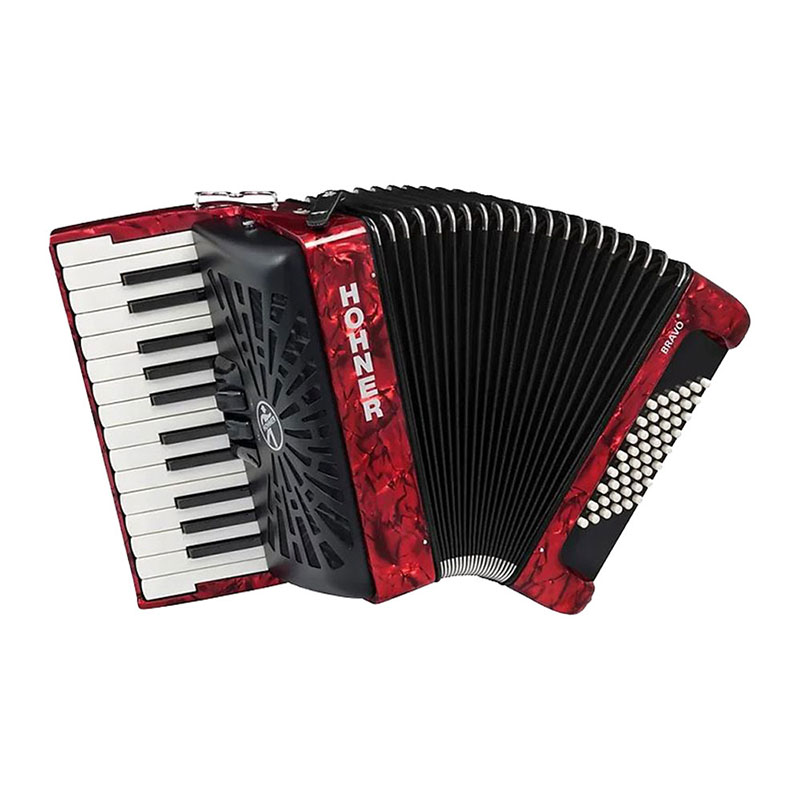 آکاردئون HOHNER A16532 BRAVO II 48RED