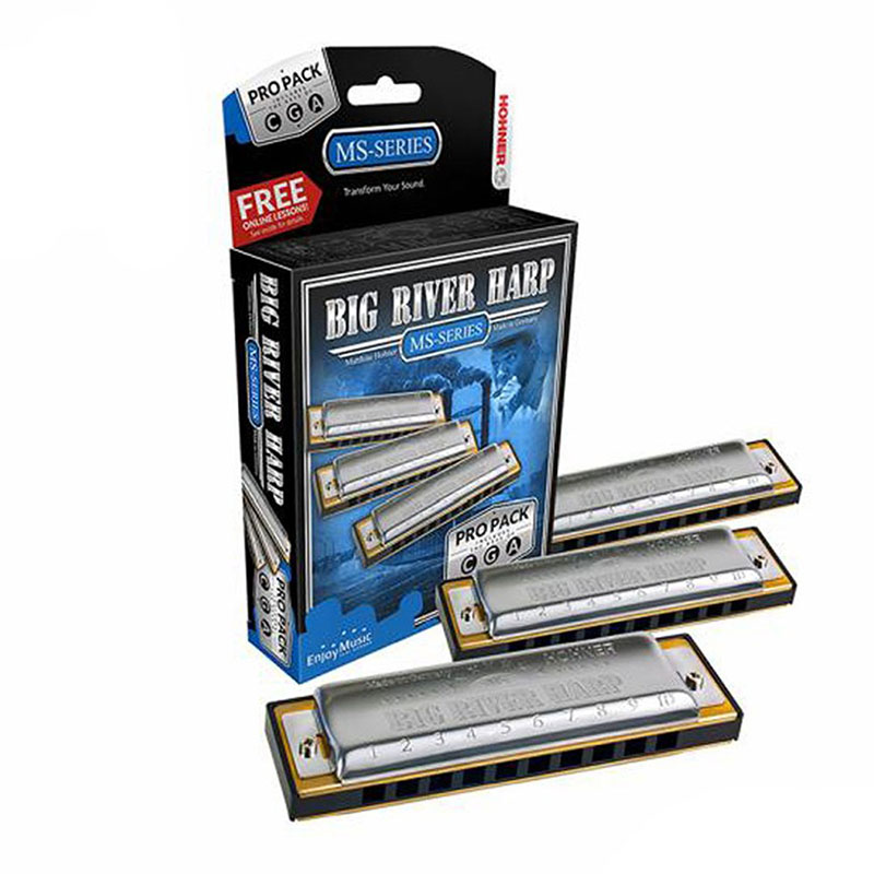 ست سازدهنی دیاتونیک هوهنر مدل Big River Harp ست سازدهنی دیاتونیک هوهنر مدل Big River Harp